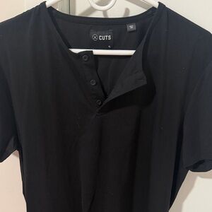 Men's Classic Black Short Sleeve Tee CUTS